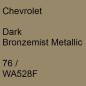 Preview: Chevrolet, Dark Bronzemist Metallic, 76 / WA528F.